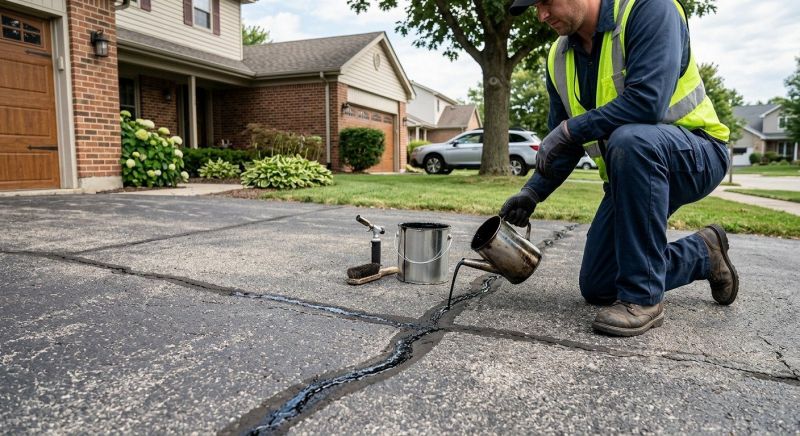 Asphalt Cracks Repair in Little Rock, AR