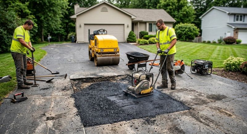 Asphalt Driveway Repair in Los Angeles, CA