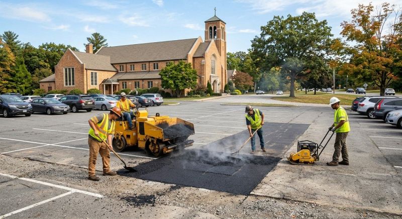 Asphalt Parking Lot Repair in San Diego County, CA