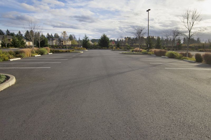 Finished Asphalt Parking Lot