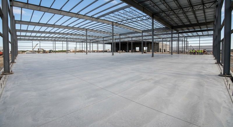 Commercial Slab Construction in Williamsburg, VA