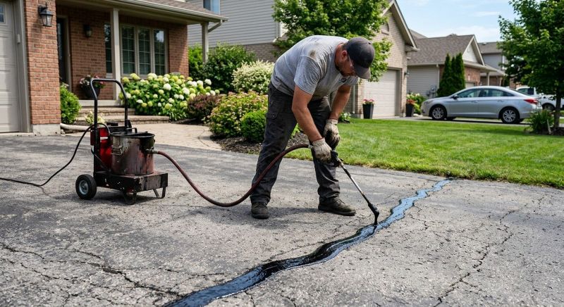 Road Crack Repair in Los Angeles, CA